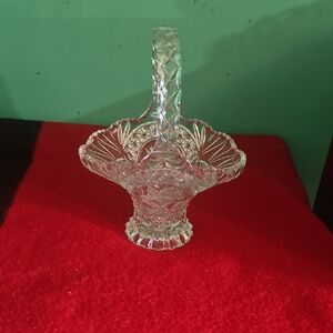 Vintage Hofbauer and Brydes Lead Crystal Basket